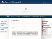 Tablet Screenshot of champwaytech.com